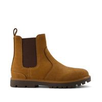 Griffin Boot Brown Water Resistant Leather - Side View