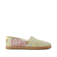 Alpargata Leather Wrap Yellow Multi Liberty Print - Side View