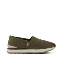 Resident Plus Military Olive Two Tone Slub - Side View